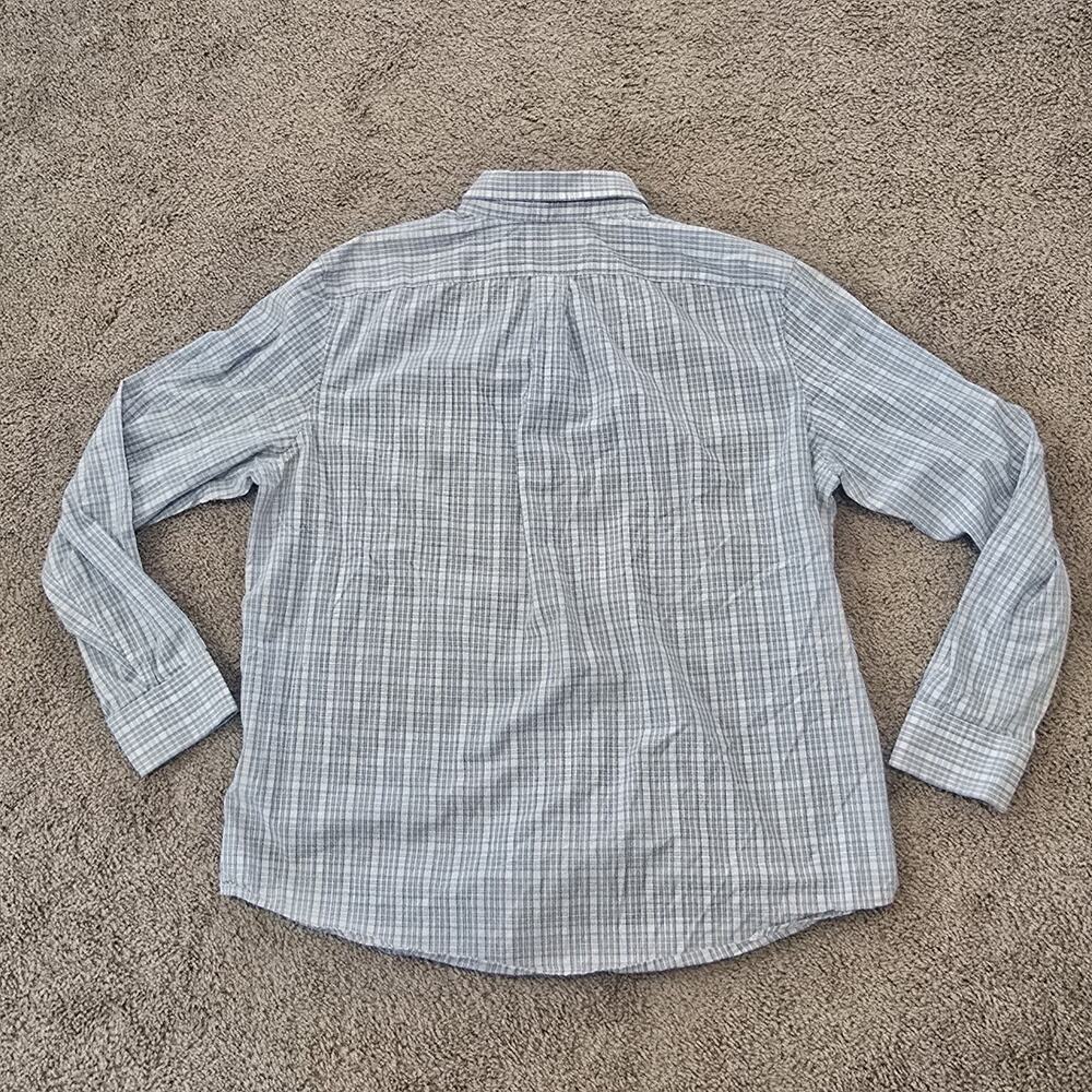 Vineyard Vines Whale Shirt Mens XL Extra Large‎ Blue Plaid Button Down Slim Fit - Picture 7 of 11